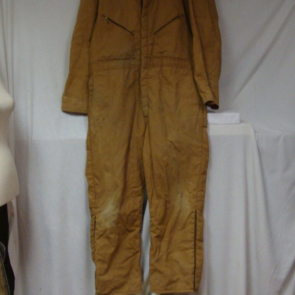 VTG Walls Zero Zone Insulated Coveralls XL Regular Brown